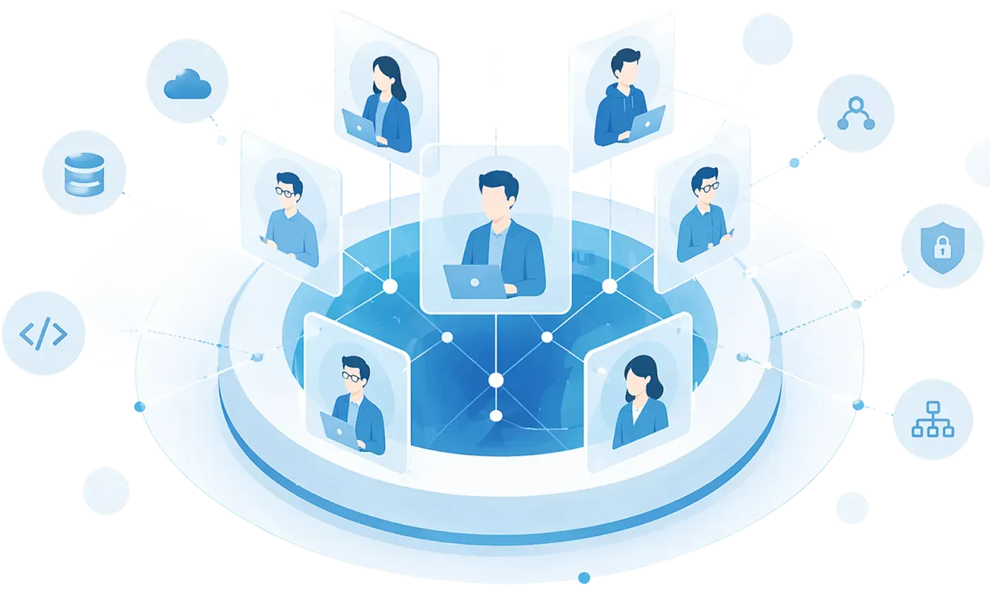 Digital Talent Hub が企業と IT プロフェッショナル人材をつなぐ構図